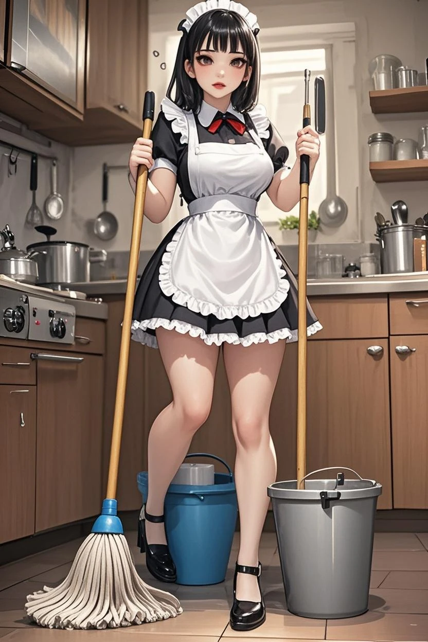 Translucent apron,Only underwear under the apron, White lace underwear, Not convinced, , Blushing, Sweaty, Wet, latte,Overflow of,Soaked, Milk splashed on the face,,full bodyesbian,Yellow pupil,Ground view,Milk flows out of the mouth,Spit,Scowl,Coming out of the mouth,White cloudiness,liquids,looking to the camera,