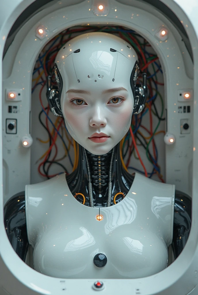 (Anime Art:1.8), (Gear Art:1.7),(Official Art, beautiful and aesthetic, Super detailed, beautiful, masterpiece, highest quality:1.6), (One girl:1.2), Detailed face, Fine grain, Detailed Hair, Young fingers, Detailed fingers, Five Fingers, break cute ig model, Cute Japanese Model, 22 years old, Tone the whole body, Medium chest, Small Head, Small face, Small Mouth, Diamond Face, Small Nose, Sharp face line, (Droopy eyes, double eyelid, blue eyes, Shiny eyes, Shining Eyes:1.2), Shiny skin, Shiny Hair, (Gray Hair:1.2),
_
break (Happy, smile, teeth, Glossy Lips:1.2),beautiful teeth, (Upper Body:1.5), Sitting, from the front,
_
(Dark city gym:1.2), (Minimalistic black and white gym interior:1.3), (High-end training equipment:1.2), _ break
(Confident pose:1.2), (Engage in exercise:1.2), (Captures active energy:1.2), _ break
(Medium Shot:1.2), (Show off the whole outfit:1.2), (Highlighting intricate details:1.2), _ break
(A sleek black and white workout ensemble:1.2), (Form-fitting top with stylish cutouts:1.2), (High waist leggings with delicate patterns:1.2), (Stylish yet functional:1.2), (Matching sneakers:1.2),