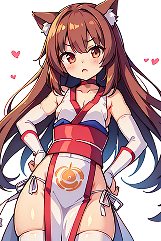 (Reimu hakurei from touhou project), short brown hair, thin ponytail, Eyes red, big red bow on head,  wearing a red swimsuit 