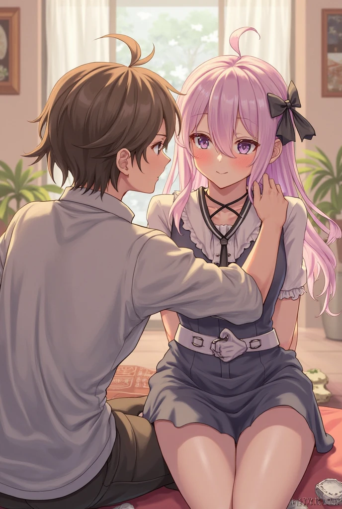 couple in love, cat girl, inflammation