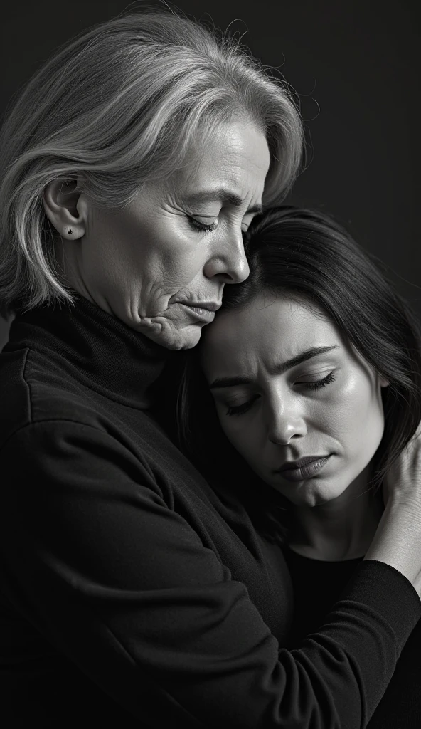 A woman glared at the old woman