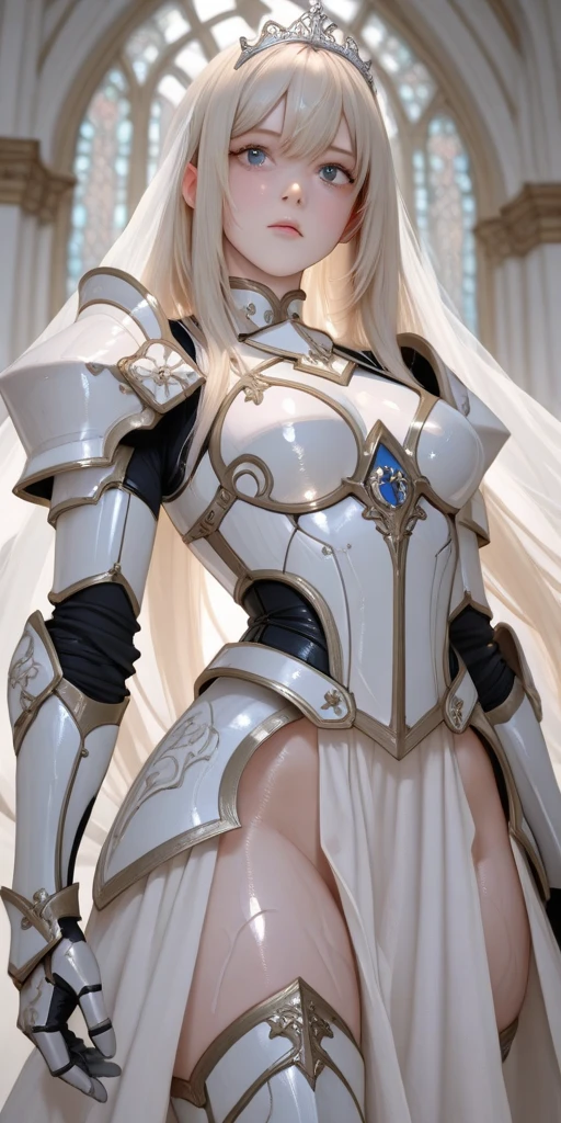 ((3D anime:1.2, Manga Claymore:1.1), best quality, detailed, high resolution, (Pet:1.3, Clare:1.2) Silver eyes, which glow in intense combat situations, short platinum hair, defined musculature, pale skin , female warriors measuring over 1.80 m, large sword, intricate design and clothing, chest symbology on her armor, long cape, fighting stance, dynamic movements, medieval city background, (excellent lighting, spirit shadows, dynamic camera angle and pose).