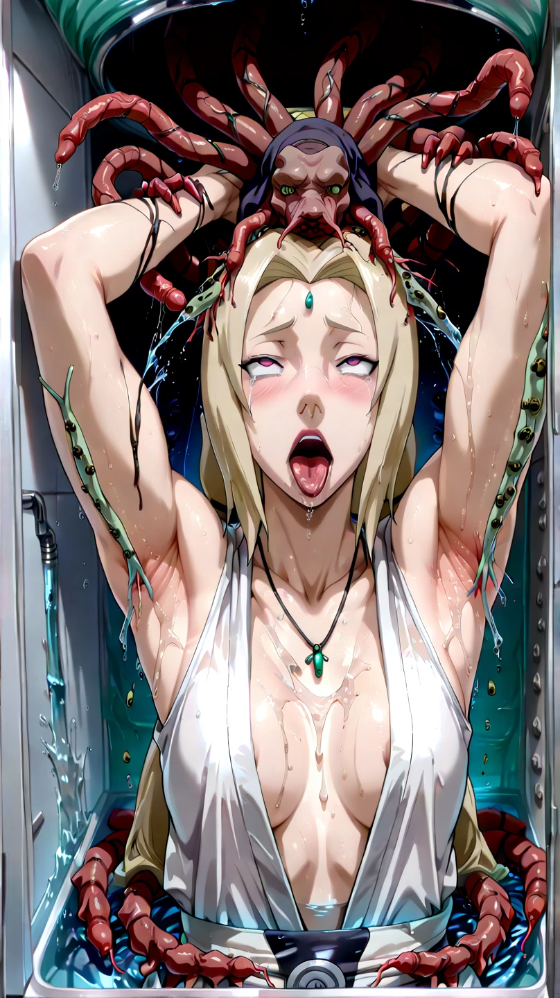 Green Hair　Long Ponytail　beautiful girl　Muscular　　　Naked　Ecstatic expression　Covered in lotion　Covered in white semen　Convulsions　(Intense sex between a man and a woman)　Creampie　scream　　Intense cowgirl　thin　Sex with a naked man　West LINE　Muscular　Beauty　Beautiful belly button　Sweaty　　Naked men and women SEX　Berserk　　Sonozaki Mitsune