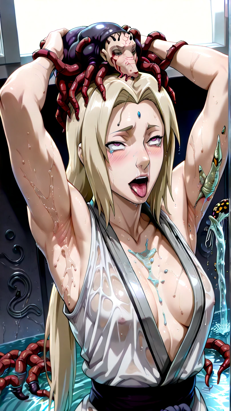 (masterpiece),(Highest quality),(Super detailed),(Best illustrations),(Best Shadow),(Absurd),(Detailed Background),(so beautiful), 16K, 4K, (so beautiful)Bradamante, One person, alone, curvy, Big Breasts, , , Blonde, , fluorescent pink eyes, , , , (Oculogyric crisis), , Perfect figure, heart-shaped pupils, BDSM, , paw pose, Arched back, tongue out, , , orgasm, afterglow, erotic smile, , Beautiful nipples, pussy, , , Sexy posture, , , (cross-eyed), (rolling eyes), , water eyes, tears, , , , , saliva trail, , shiny skin, , , torogao, ahegao, BREAK, , Dramatic lighting, Psychedelic Background, Clear liquid, , night, , , Torrent of Light, mysterious, spoken heart,