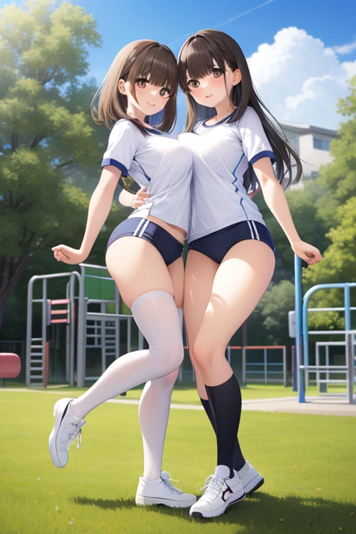 Campus underwear white stockings