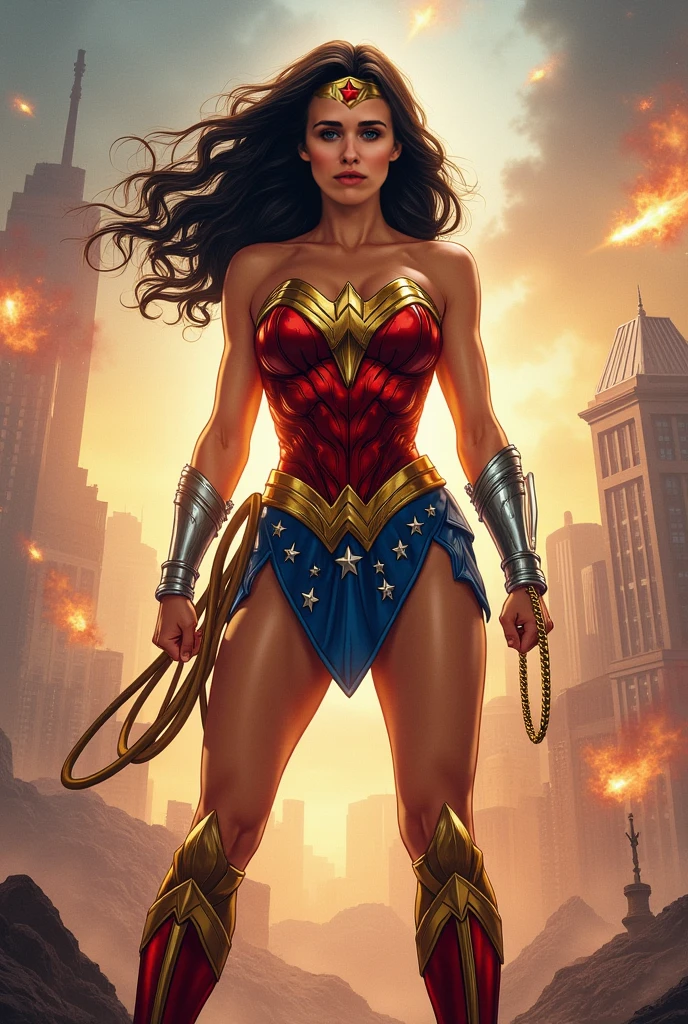 Gal Gadot plays Wonder Woman,beautiful face, Vivid expressions,Open mouth,Smile charmingly