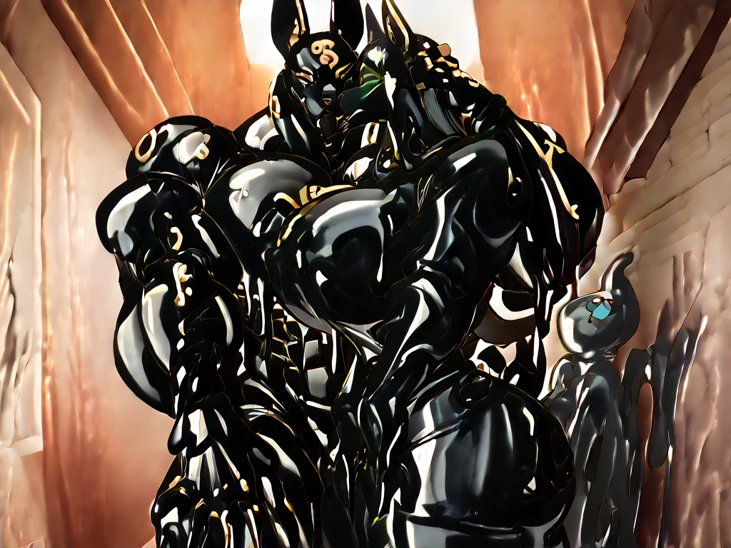 (draconic alien biomechanical succubus with carnage & witchblade physique:1.5), (megan fox as a muscular alien draconic biomechanical demonic woman with flayed skin, gigantic horns, & necrotic metallic muscle:1.5), (witchblade muscular anatomy:1.25), (perfect fingers:1.25), ((wide shoulders & upper body:1.25)), (very skinny legs:1), (huge muscular arms:1.25), (ten pack abs:1.25), (full body view:1.25), choker, detailed eyes, (looking at viewer), (smile:1.25), (blank dark background:1.25), in the art style of H.P. Giger, (beautiful girl face:1.25)
