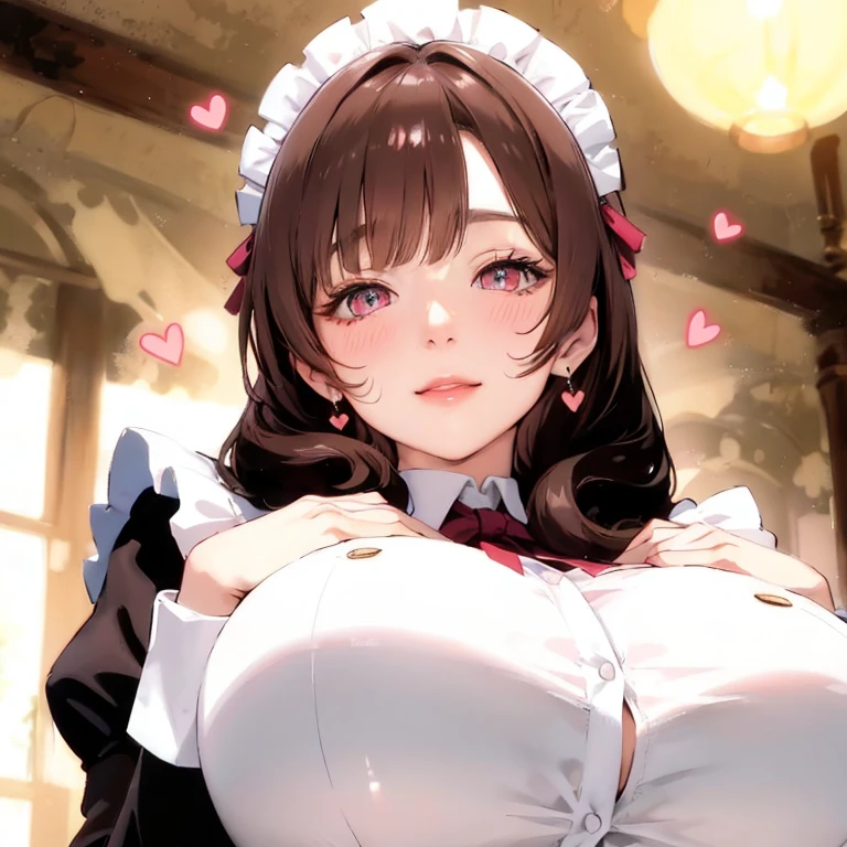 NSFW、Perfect human body、maid clothes、Composition seen from a low position、(((ssex)))、all-fours、Spread your legs wide、droolng、With my mouth wide open、tongue、I'm going to、