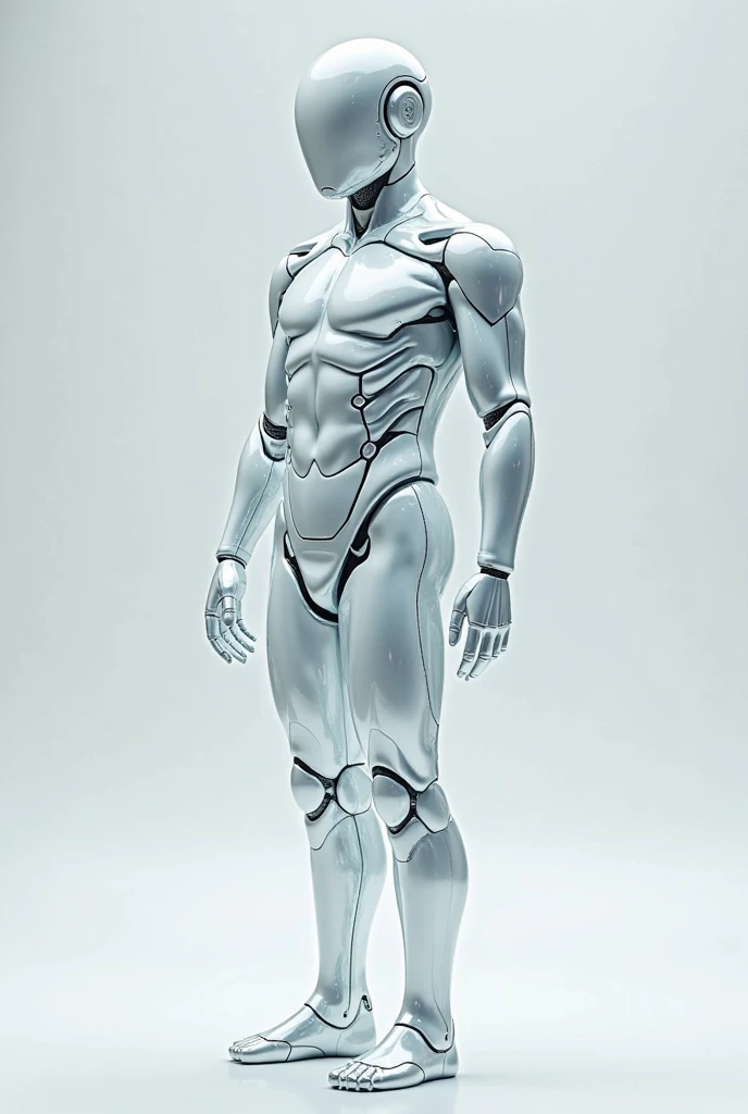 Ultraman with white eye and big abs