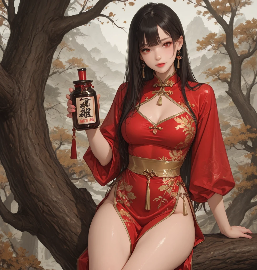 Bottle in hand