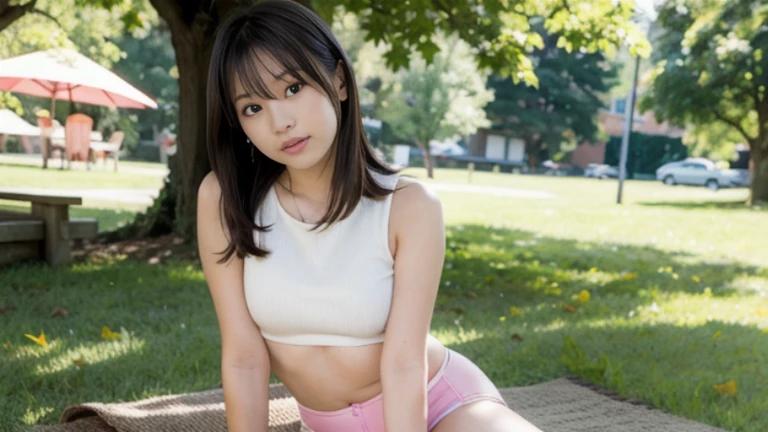 best quality, ultra high res, (photorealistic:1.4), 1girl, off-shoulder white shirt, black tight skirt, black choker, (faded ash gray hair:1), looking at viewer, Cleavage、tits