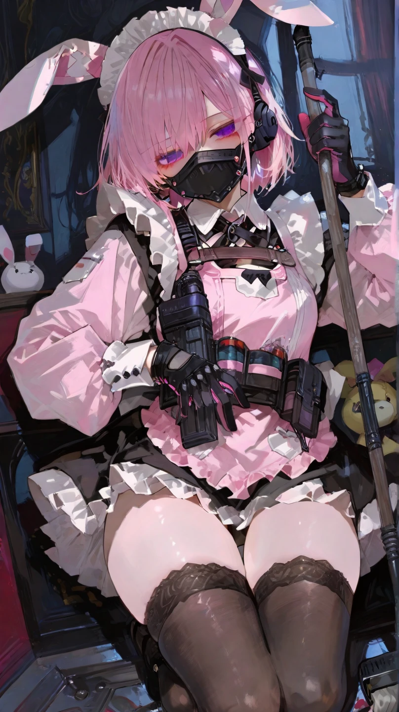 (masterpiece), (best quality), (high res) Solo, (perfect anatomy), (young girl (10 years old), fair skin, pink hair (shoulder length), green eyes, (bunny ears) (skin tight swimsuit), (blue high heels boots), (shirt), (super tight mini skirt), flustered, blushed, flat chest in a futuristic car setting with a green light, cyberpunk, cyber suit, best anime 4k, cybersuits, being fucked inside a car full of people, Dog Collar, being groomed, being groped