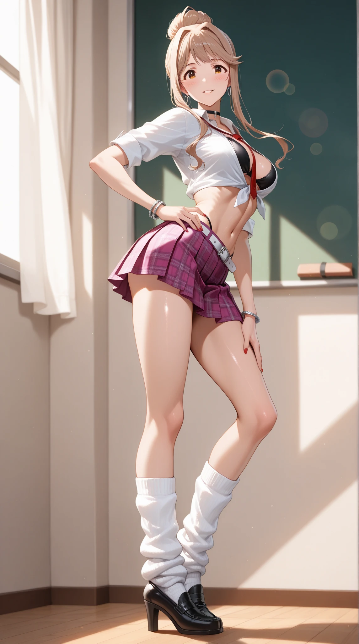 A Female robot is sleeping in forest, spread legs, nude, banzai pose. she wears no dress. She Brown short hair is tied with two big red clothespins, She lifts up the under hem of her white plain dress, leaning over, masterpiece, very short pigtails,brown hair, mature, android, blue eyes, full body figure, Height: 160cm, flushed cheeks, 2020s anime picture, A beautiful robot with short brown hair in two short pigtails held up by two very large huge red clothespins, Uplifting, No NSFW, whole body, barefoot, archaic smile, getting orgasm, 25 years old, sweat bucket, in Obstetrics.