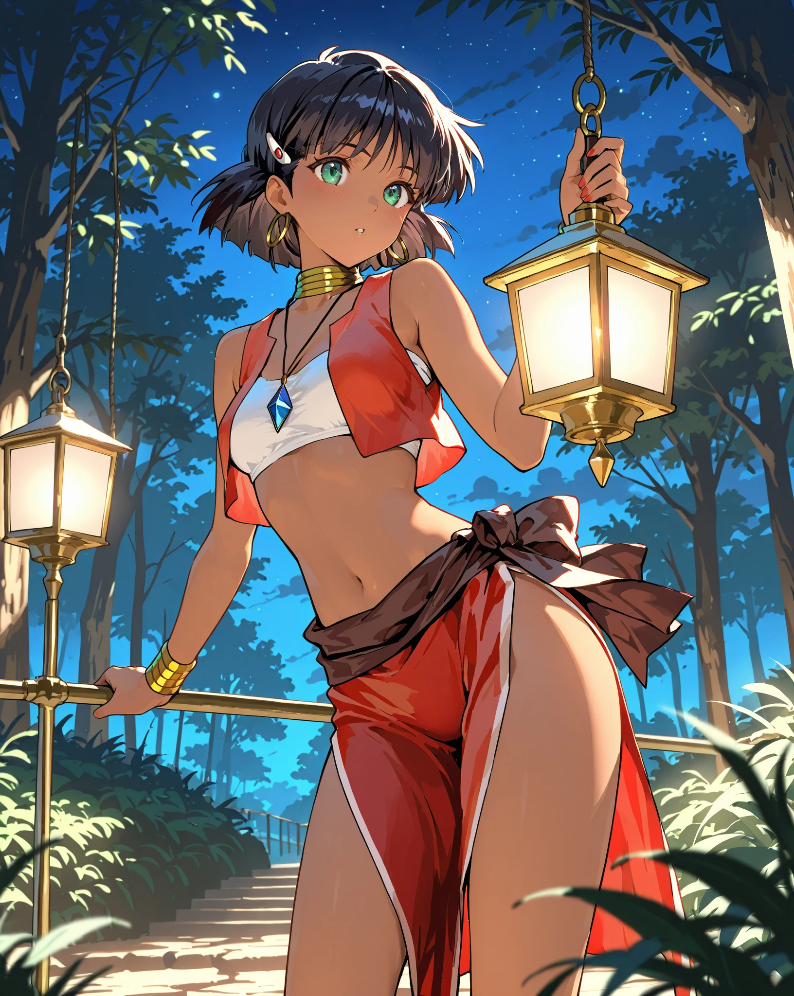 Mikasa showing her big ass in a thong