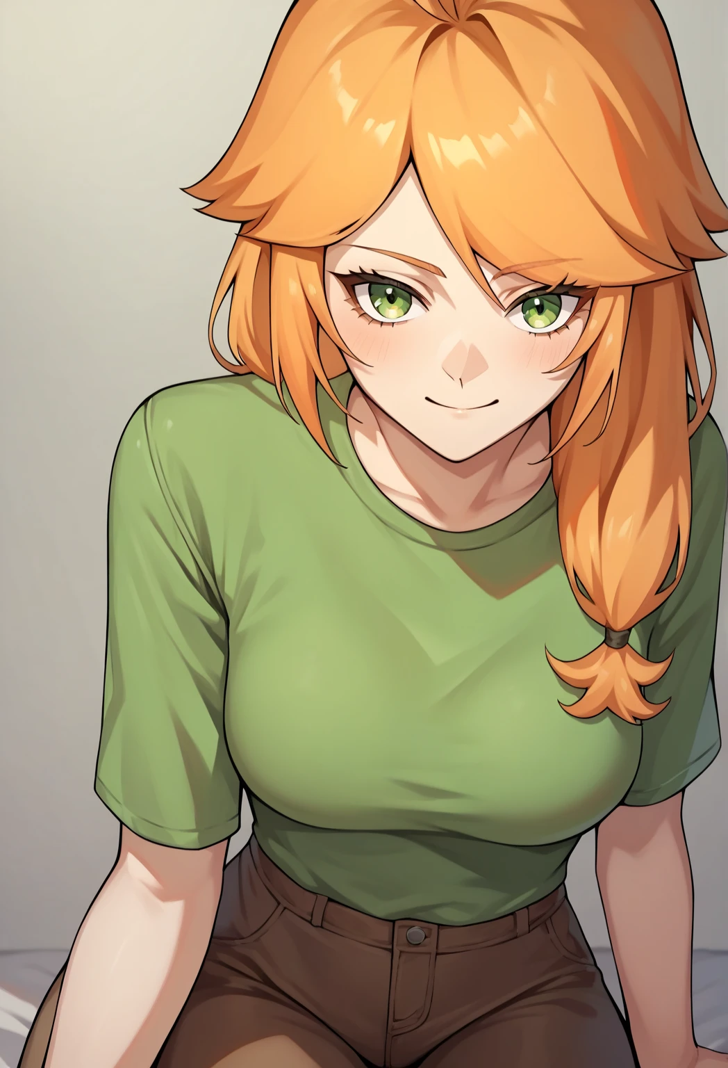 best quality, (masterpiece),(ultra-detailed), (high quality), (high resolution), <lora:add_detail:0.5>, <lora:alexmc:0.7>,alex, green eyes, braid, orange hair,