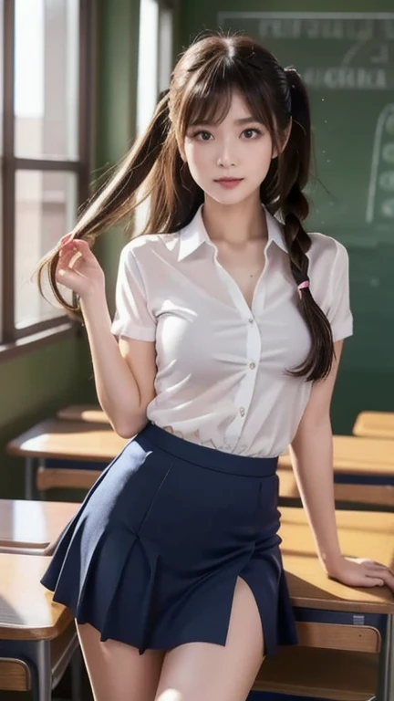 Best Quality, 8k, Masterpiece: 1.3)), Beauty, 1 Girl, Busty: 1.3, Slim Stomach: 1.1, Dark Brown Hair, (Lying on Bed, Open with Legs Upright: 1.2), Highly Detailed Face, Very Detailed Lips, Detailed Eyes, Double Eyelids, Red Bra, Wet, Sweat, Orgasmic Face, Stripes, Crawling, Undressed, and she was accompanied by a man, then the man inserted his genitals into the woman's vagina, making it complete, while squeezing her breasts