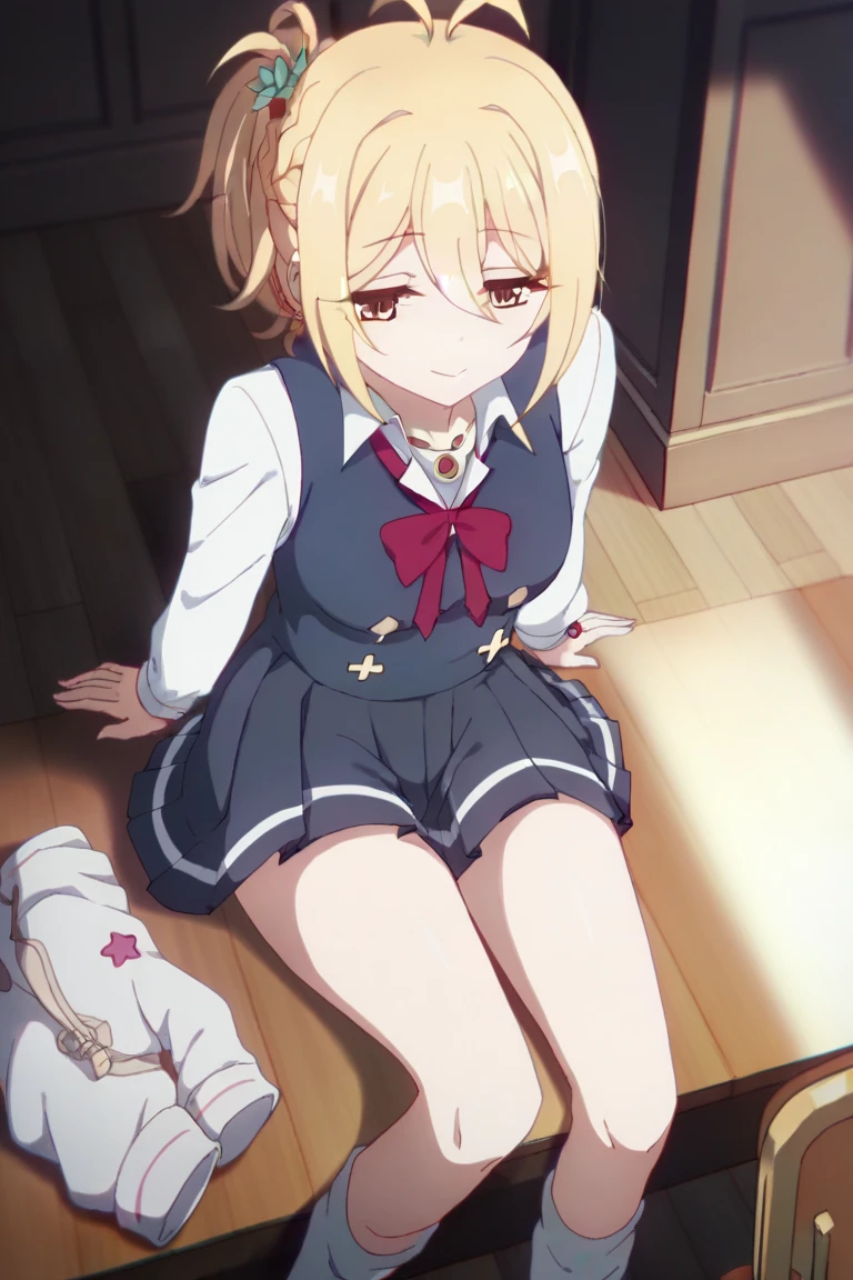 1 girl, , Solitary, lift your legs, Long hair, skirt, orange_hair, maid_have, Watch_Take a step back, Watch_Shown in_Peeping at the audience, By Bangs, Black_lift your legs, Blushed, Black_skirt, he himself, short_sleeve, clothing_lift, wrist_cuff, decorate, skirt_lift, Big deal_, lifted_Pasado_Self-expression, Translucent liquid from_Shown in the back, maid, Fluffy_short_sleeve, Side lock, Fluffy_sleeve, crops_top, blunt_By Bangs, , awago outh, Big deal腿, Black_have eyes, chair, Kneel down, Frilly_skirt, _go out, Shown in indoors, window,