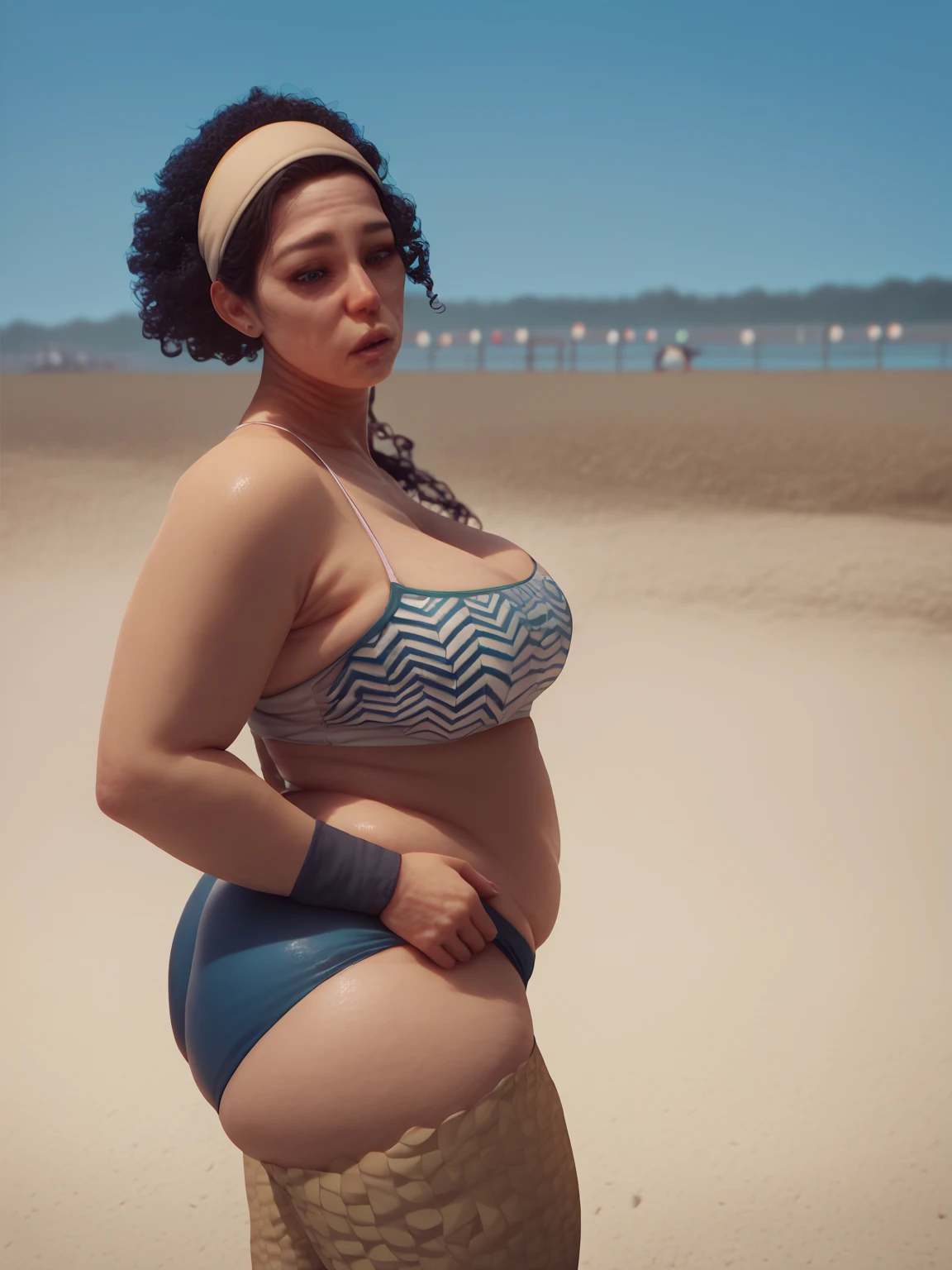 uma loura estilo pixar alta qualidade, melhor qualidade