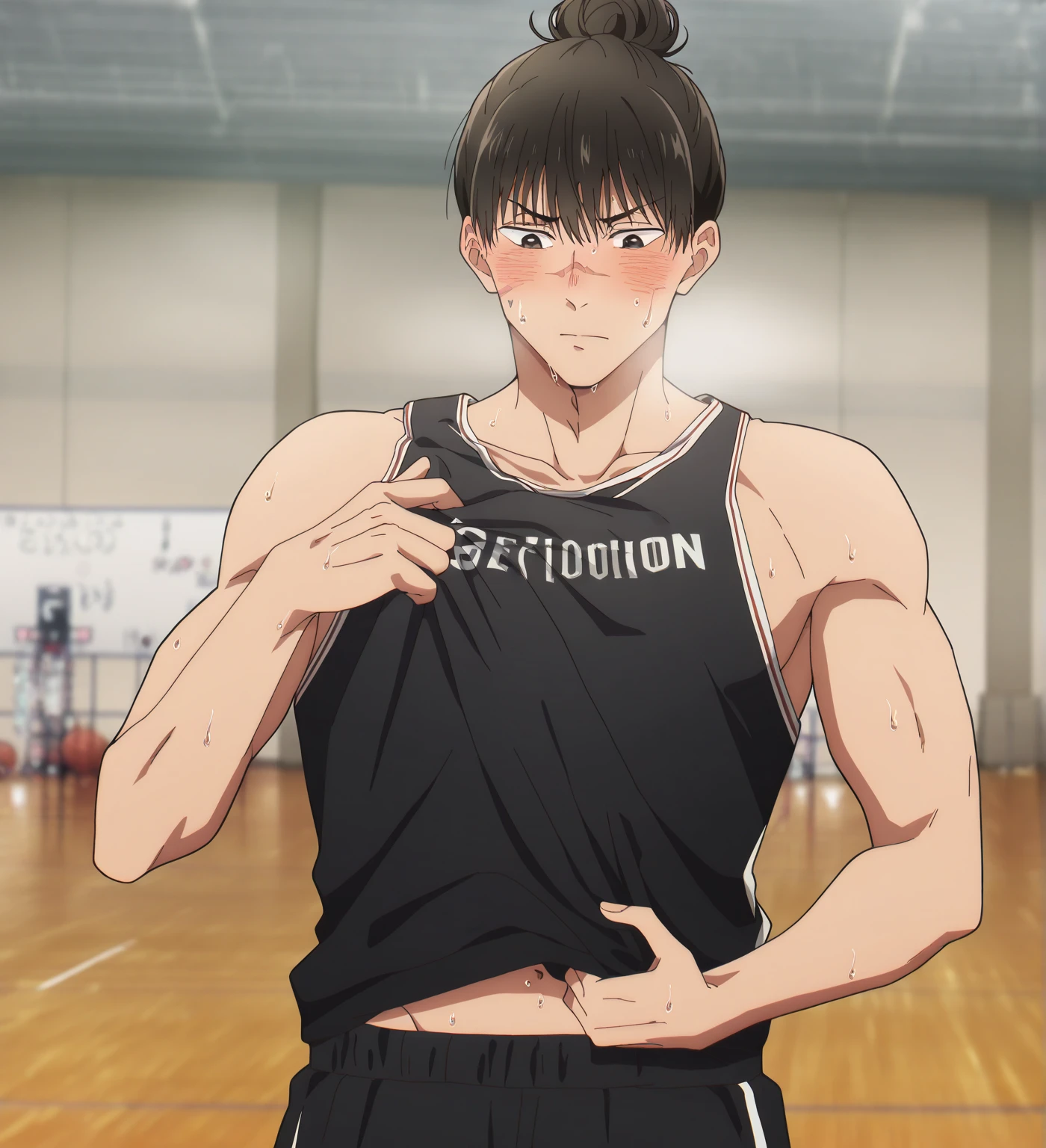beautiful, ((chubby)), (very short hair),(tomboy), (breast) (pudgy face), (naughty) (high school students) , (plump), ((young)), (androgynous), (boyish), (handsome), ((thick)), (shota), ((overweight)), (by hinahara hajime), (by daichi kouta), (beefy), (nipples), (cute), (little brat), (naughty brat), (へそ), (ぽっちゃりした体), (belly)