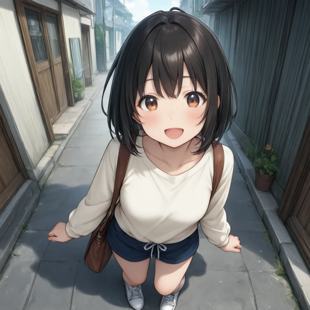 from directly below、spread leg legs、sit、Looking away、Chat with friends、In town、bustling street、Panties、mini skirt、Private Server、Girl、Girl、Short、Younger、Baby Face、flat chest、Useless、smile、Both eyes open、Voyeur style