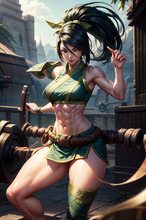 Akali liga de lendas portrait sexy, detailed eyes