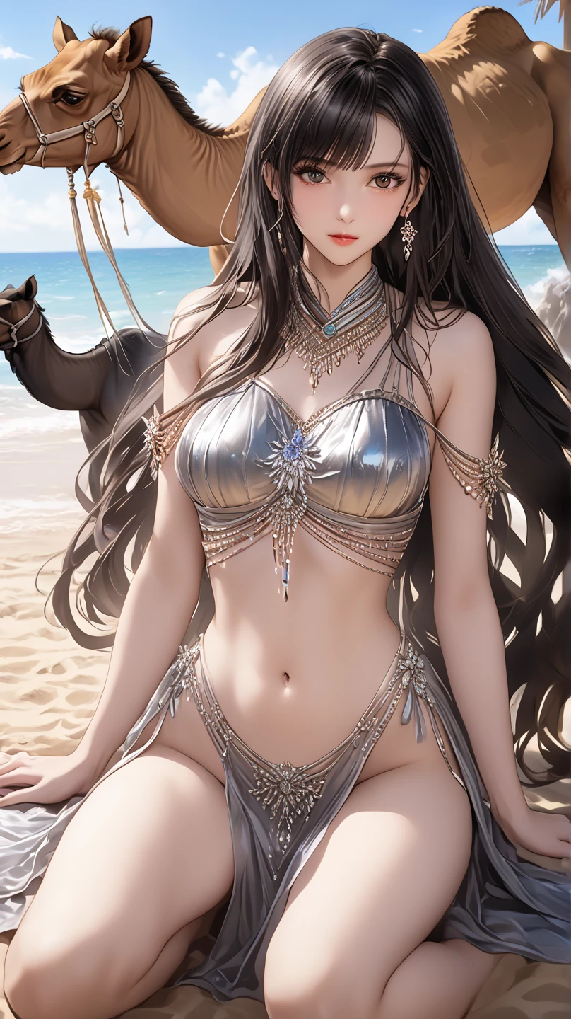 Beautiful Asian girl, 18 years old, Naked knight girls, sexy lady, medium breasts, camel toe, long sword,