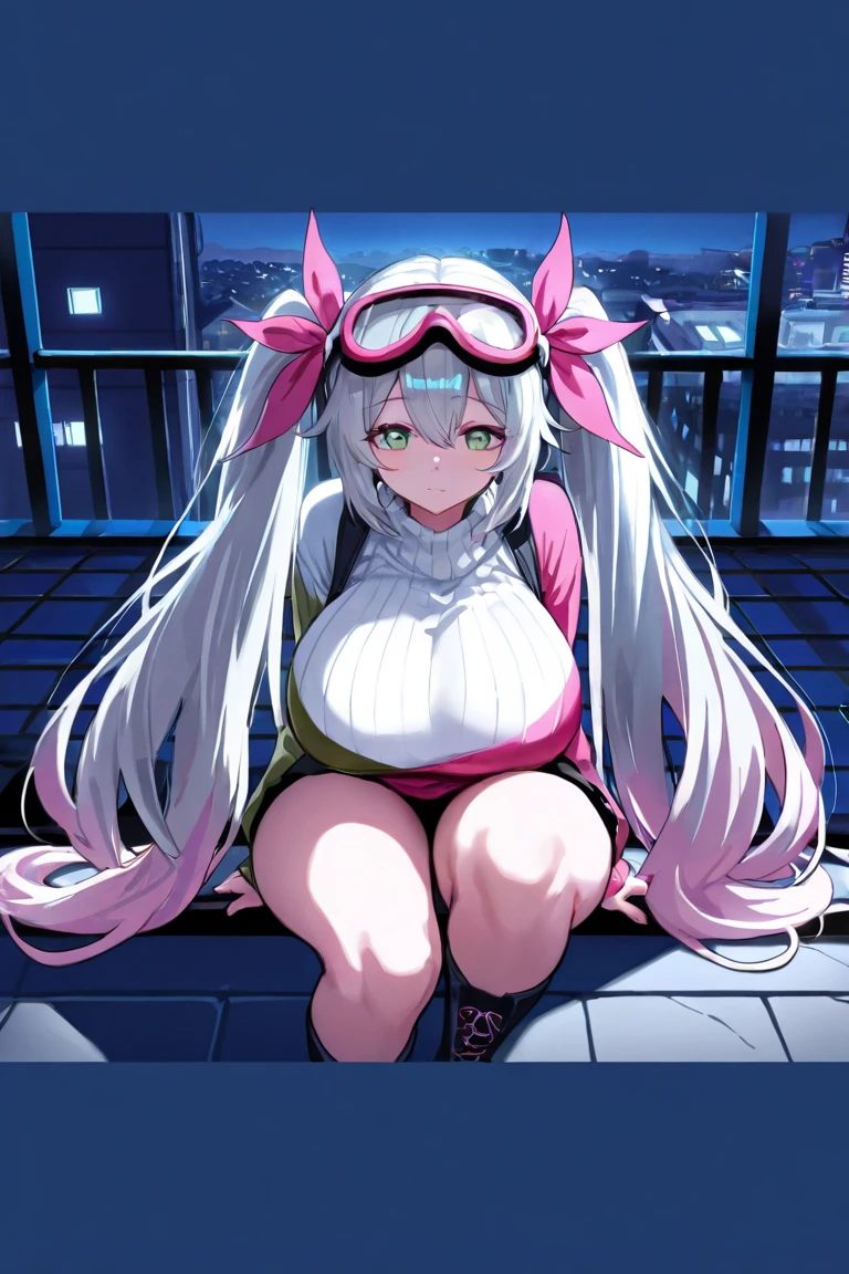 {highest quality、masterpiece、so beautiful、Ultra-high resolution、An illustration、Very delicate and beautiful、Very detailed、CG、wonderful、細かいディテールのmasterpiece、The highest and ultimate art、Very detailed 、CG Unity 8k Wallpaper}、1 girl, Cowboy Shot、Wearing clothes、smile、Sensual、Muscular、plump、Super big 、anime,,3 、Short length、((((School Backpack))))、(((Backpack)))((((Old school swimsuit))))、(((Ningguang City,Genshin Impact))),(((Silver Hair、Long Hair、)))