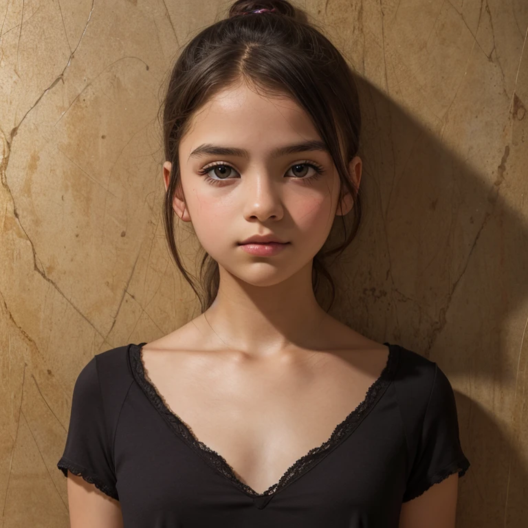 (Wearing Bra Lingerie), (((HIJAB MALAY GIRL))), masutepiece, High quality, UHD 32K, Realistic face, Realistic skin feeling , A Malay Lady, 8 years old, , Very cute and baby-like face, (((FLAT CHEST))), (MATRIX WORLD), ((look In front at the camera and SADNESS)), ((())), (((CUTE GIRL))), ((BROWN LIPS)), ((BROWN)), (undress). WEAR BRA LINGERIE, gold,
