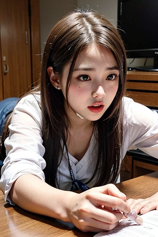 Pretty Face、big eye、(masterpiece)、ultra-detailliert、(top-quality:1.0)、( (NSFW))、(Beautie)、 Skirt、The woman is Greek、crying how bright、(Clothes torn:1.2、Tears:1.2)、Multiple Women、Man on the left、Man on the right、Princess in the middle、Inserted by the viewer、(Missionary position)、Man's fat ossan、Reluctant、shame、embarrassed from、Flush cheeks、A man grabs his chest、licking out、Kobold、ogre、(ssex)、The Monster、(Tears:1.2)、(Insert into the mouth)、、