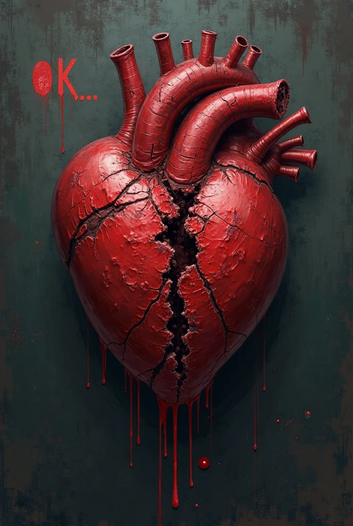 Image of Heart with Cracks: Illustration of a heart that is cracked or bound by chains, depicting deep pain. Sad Eyes: Close-up image of eyes full of sadness or suppressed crying.