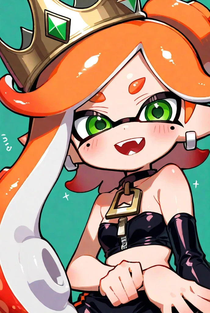 Portraiture, alone, Upper Body, Detailed Background, Detailed face, (GasLampFantasyAI Theme:1.1), Splatoon Girl、Adventurer, Sit by the campfire,   Tattered leather clothing, Leather Bikini Armor, Big Breasts、Cleavage、       gloves, (Leather pouch:0.4), Burning Torch, (Abandoned:0.7) Tropical jungle background, Grapevine,  Type, Dust, Long-forgotten relic, Dark cinematic atmosphere, occult,, (Golden Eyes, Golden flaming eyes, Golden Road:1.3),  