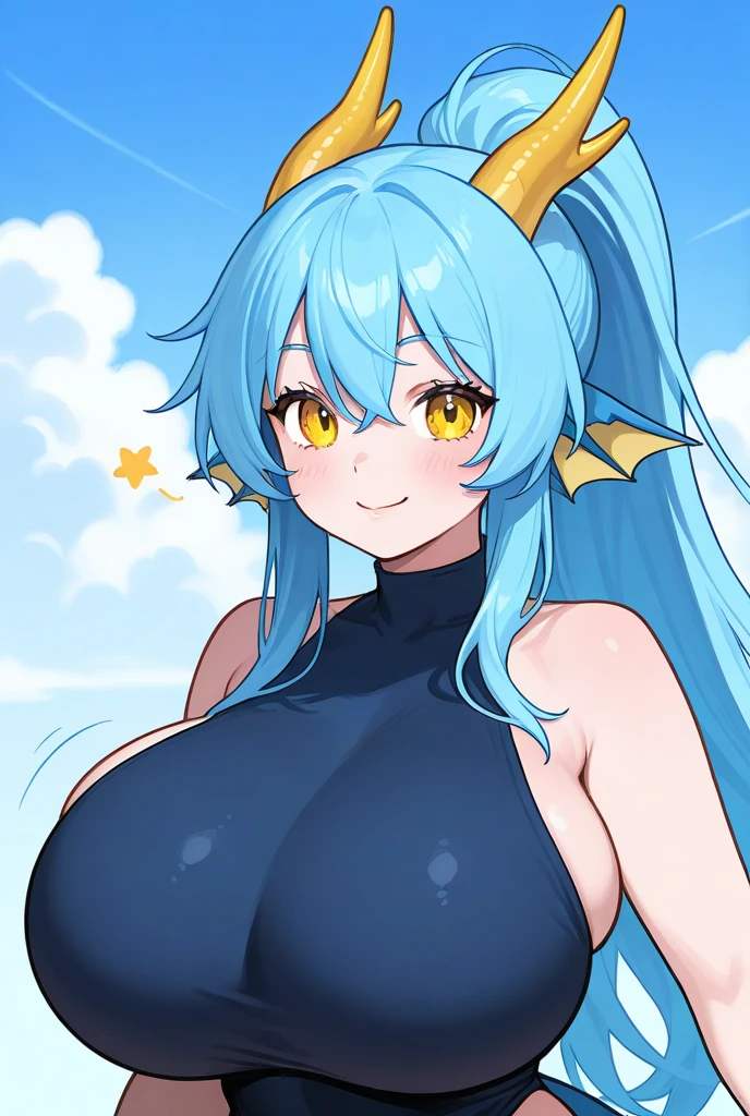 8K,high quality,anime,married woman,beautiful,beautiful,bright,eye highlights,purple eyes,sexy,super big tits,oversized boobs,dark blue nipples,erotic,beautiful line drawing. Blue skin, blue and orange gradient fins, nude, nothing on, nothing on, nothing on, nothing on, nude,
