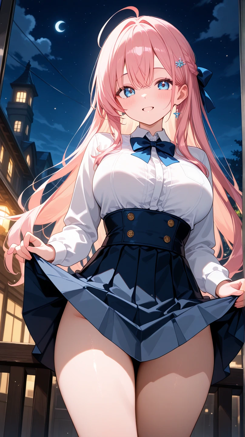 high school girl、Browsing Caution, 1boy and 1girl, In underwear、Back alley at night、ager、Blazer uniform、Beautiful woman、Very thick thighs、Very short skirt、Lifting her skirt to show her panties、Spread your legs wide、Acme Face、Seducing the audience、Best image quality、High resolution、masterpiece、super high quality、Thick pubic hair、Holding money in your hands、Light green lace panties、Very big ass、Very large breasts  、Blushing、4K quality、Blushing、Cry of ecstasy、Wearing black knee socks、Sweaty all over、Heavy breathing、Shaking breasts、上下にShaking breasts、{Highest quality}, {so beautiful}, {Very detailed}, {Best illustrations}, Browsing Caution, girl, 