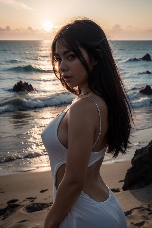 Naked of breast,huge boob,There are abs,Fitness beauty