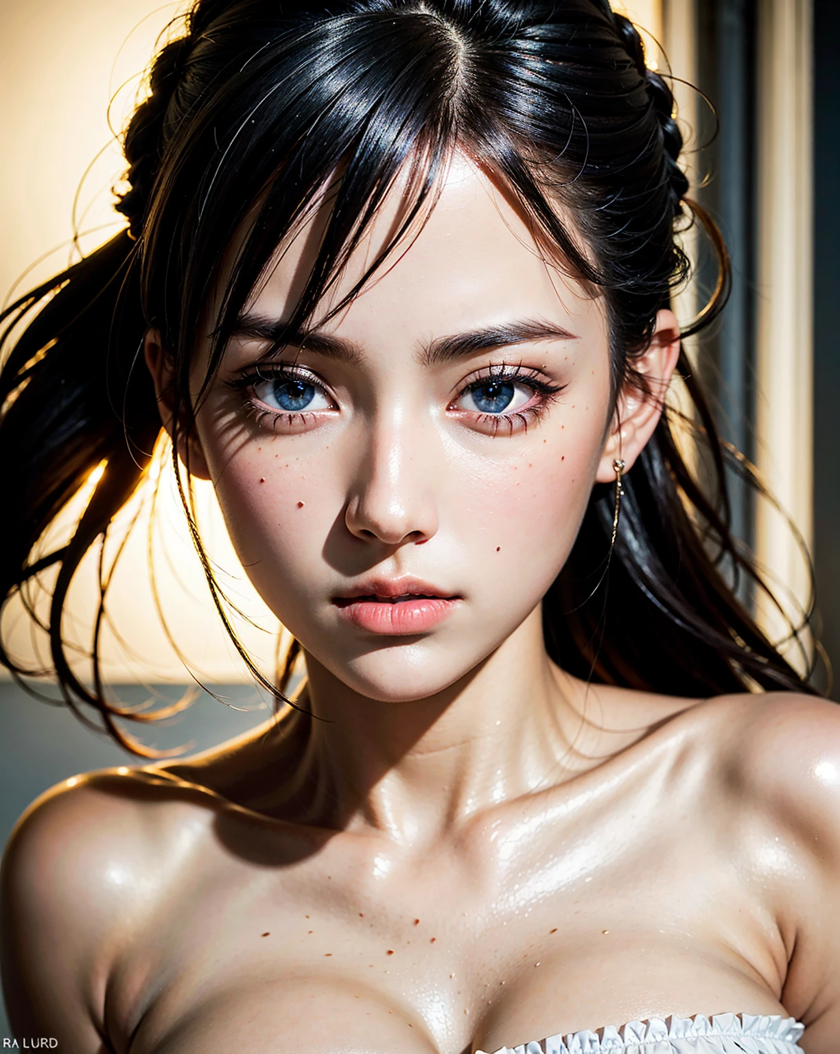 ((((alone:1.5)))), ((((Perfect beautiful face and body:1.5)))), (((((Doesn't blend into clothing、Smooth and flawless skin:1.5))))), ((((Highest qualityの美しい体と顔:1.5)))), ((((photograph、Raw quality)))), (Highest quality,32k resolution,masterpiece:1.2), (High quality details:1.2), (Award-winning works:1.2), (High quality detailsな顔と目:1.2), (((Sharp whole-body concentration:1.2))), (((((Side view of the viewer))))), (((Maid clothes:1.5))), ((((Beach:1.4)))), ((((island:1.4)))), (Leaning forward to the right with mouth closed and orgasm face.:1.5), (blush:1.5), (Moist, steamy skin:1.5), (((Huge breasts:1.6))), (Wide Hips:1.4), (Huge curvy ass lifted:1.4), (Thigh Gap:1.4), (Narrow waist), (thick, Slim and shapely legs:1.1), (Abdominal muscles), (Camel Toe), (((very accurate anatomy))),