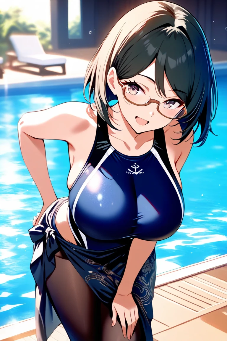(((Upper Body、Sexy Micro Bikini))、(((Accentuate your breasts)))、Highest quality, 8k, masterpiece :1.3)), whole body, Sharp focus :One Girl,Glowing Skin,SSexy pose,Highest quality,Tabletop,shape,Very delicate and beautiful,Hmph,8k壁紙,wonderful,In detail,Official Art,Very detailedなティッカーUnity 8k壁紙,Incredibly ridiculous,Large file size,Very detailedな,High resolution,Very detailed,Beautiful detailed,Realistic,X-ray,The queue is full,(((Sexy Micro Bikini)))、(((Big Breasts、Black Hair、Glasses)))、(((Pool、Hawaii、Resort)))、Stand upright、Cleavage , ((Long black hair))、Sexy Micro Bikini、Sexy pose、Hairstyle: ponytail、both hands、