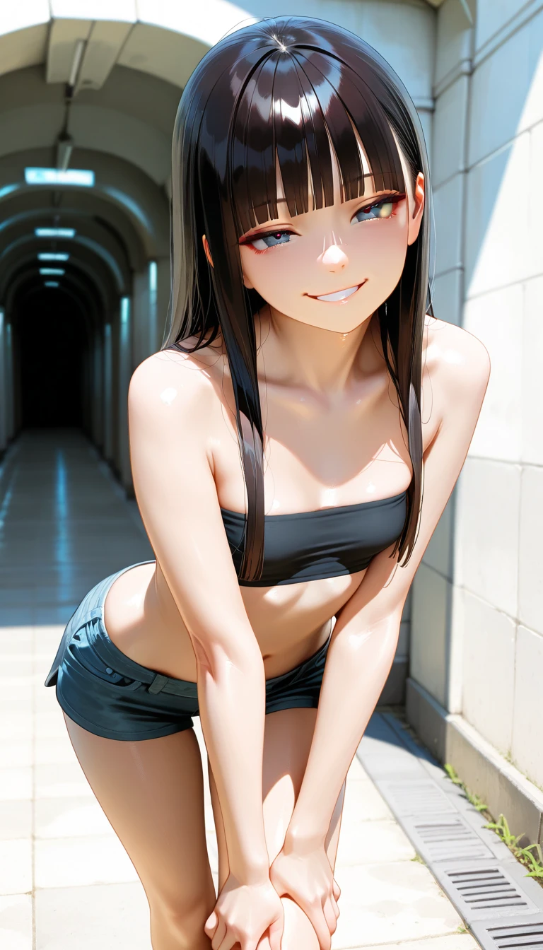 (masterpiece、Highest quality)、(Japan favelas、Seedy Night City)、((Unhygienic and lifeless:1.4、Stone stairs))、((tits、Pussy、Junior high school girl、Three or more pretty naked girls、smile、fun))、((Unsanitary and dim))、Shady Red Light District、Sale of drinks、(Outer phase)、smile、Happy schoolchildren、Perfect Anatomy