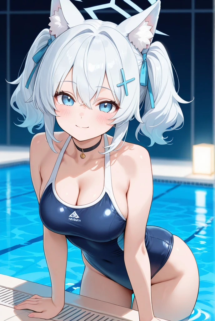 curren chan \(umamusme\), (abs), muscular body, horse tail, wallpaper, (bikini),(ultra-detailed face), masterpiece,best quality, detailed eyes, official art, light smile, pool,open mouth