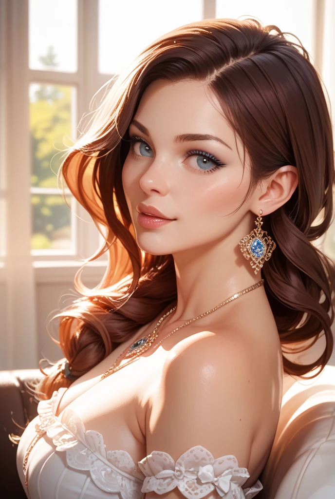 a beautiful fairy girl, extremely detailed eyes and face, long eyelashes, flowing hair, delicate features, elegant dress, ethereal and whimsical expression, glowing aura, forest background with flowers and butterflies, (best quality,4k,8k,highres,masterpiece:1.2),ultra-detailed,(realistic,photorealistic,photo-realistic:1.37),fantasy,intricate details,vibrant colors,dramatic lighting