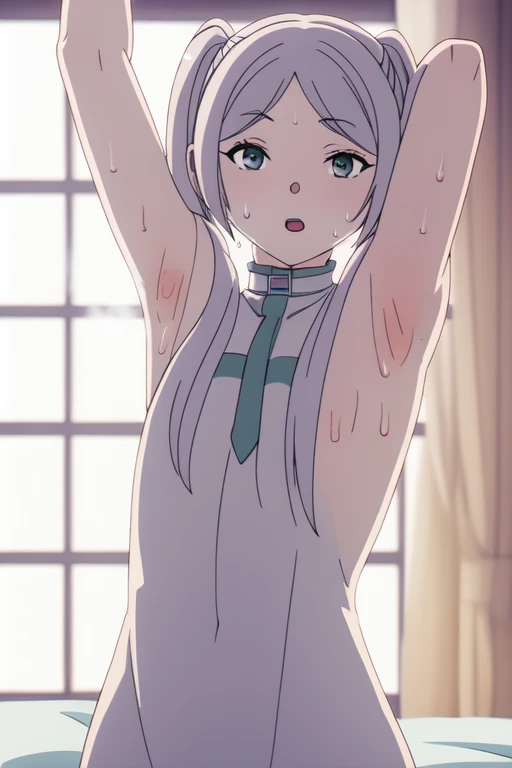 ((Highest quality)), ((masterpiece)), (be familiar with), Perfect Face, indoor, Bedroom, Watching the audience,
One woman, Frielen,
Open Mouth, Ecstatic expression, blush, smile,
Small breasts, Flat Chest, Young Girl, Lori, , Girl,
Long Hair, Twin tails,
Fully nude, Nipples exposed, Sex with a man with a big dick, 膣内ejaculation, Semen is taken, Insert a into your, Sex in missionary position, , Leg spread,