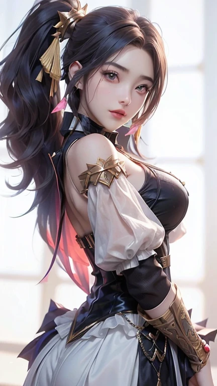 anime girl with absolutely beautiful long hair, sexy bikini, anime moe artstyle, cute anime girl, cute anime girl portrait, pretty anime girl, portrait of cute anime girl, kawaii realistic portrait, anime visual of a cute girl, cute anime girl portraits, portrait anime girl, anime style portrait, beautiful anime girl, full body, smile, (huge boobs:1.2), navel, thin waist, (big hip), Thighs