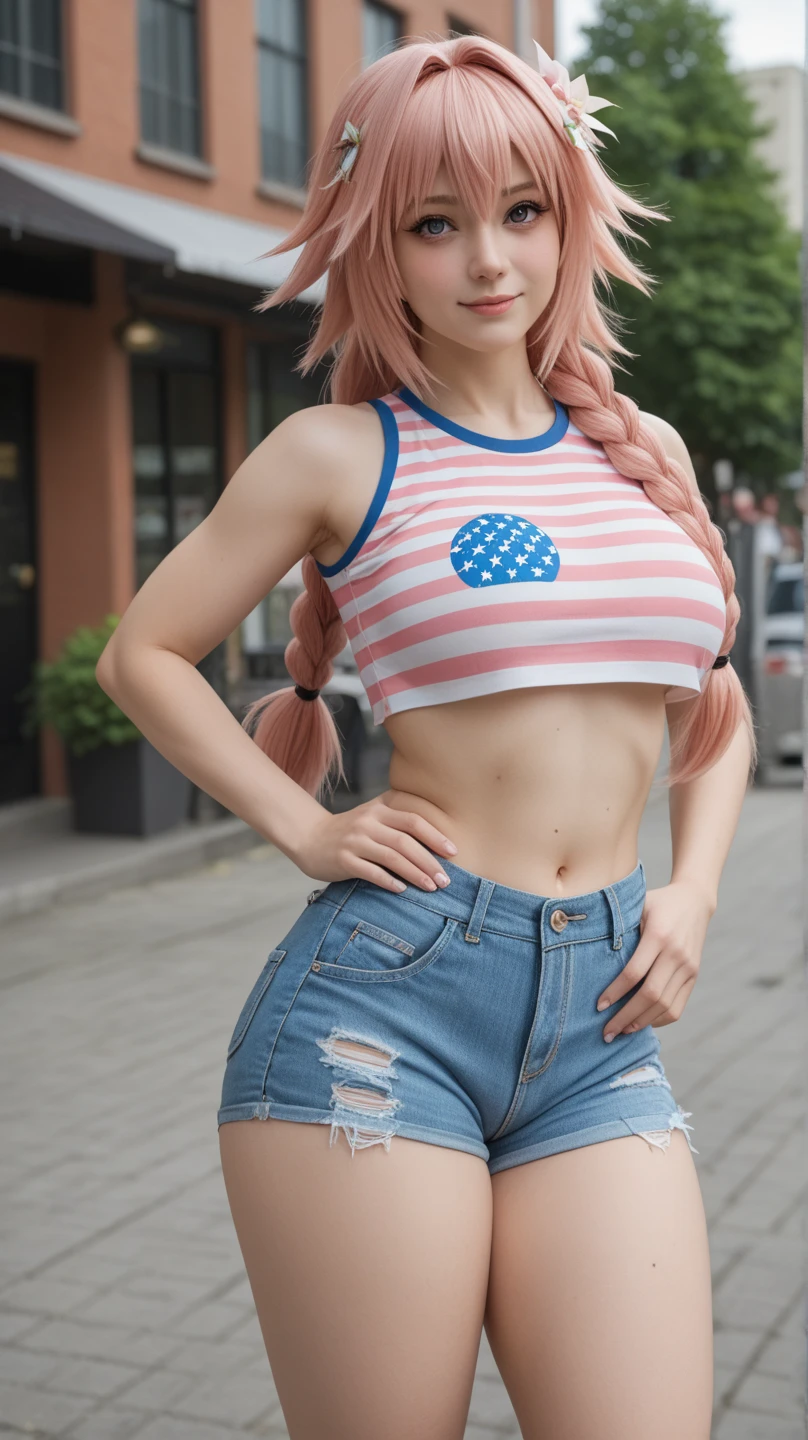 (master part, best quality), 1girl, 30 anos, cabelos longos, corpo perfeito, corpo atletico, seios grande, cabelo rosa, sports bra,calcinha esporte, quarto, coxas grossas, striped pantyhose, rosto detalhado, boca detalhado, nariz detalhado, olhos detalhado
