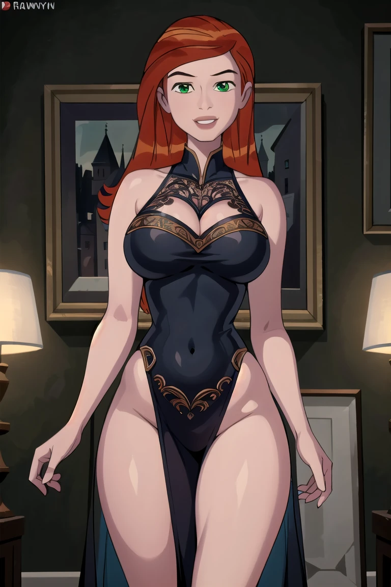 1girl, woman, evil queen, (huge opulent crown:1),(red lipstick:1.3), (Magic mirror:1.3),in an evil lair, bombshell hair, glowing magenta hair, side ponytail,Twisted Mohawk, thicc body, wide hips, narrow waist, medium breasts, caucasian<lora:EnvyBeautyXL05:1>