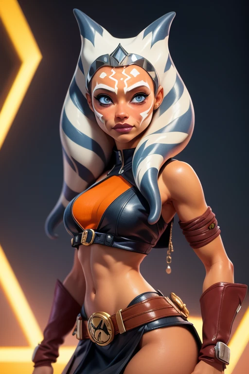 8K,L,Super beautiful ahsoka , big and full breasts,big smile,Super beautiful(Like the real thing)black and red sportina outfit,black and red sporty pants,　Sexy,deviantart artstation cgscosiety, 3Dレンダリングcharacter art8 K, Alena Aenami and Artgerm, Wojtek Füss, trending on Artstation 8k, trending on artstation hd, Adventure hyper realistic rendering, Perfect body with realistic shading, photorealistic perfect body, Ultra - High resolution,Super high resolution,surreal,fantasy art,character art,high quality,Sexy,Brown-haired shorthair,strongly cracked abdominal muscles,muscular slim body,muscular slender lower body,
