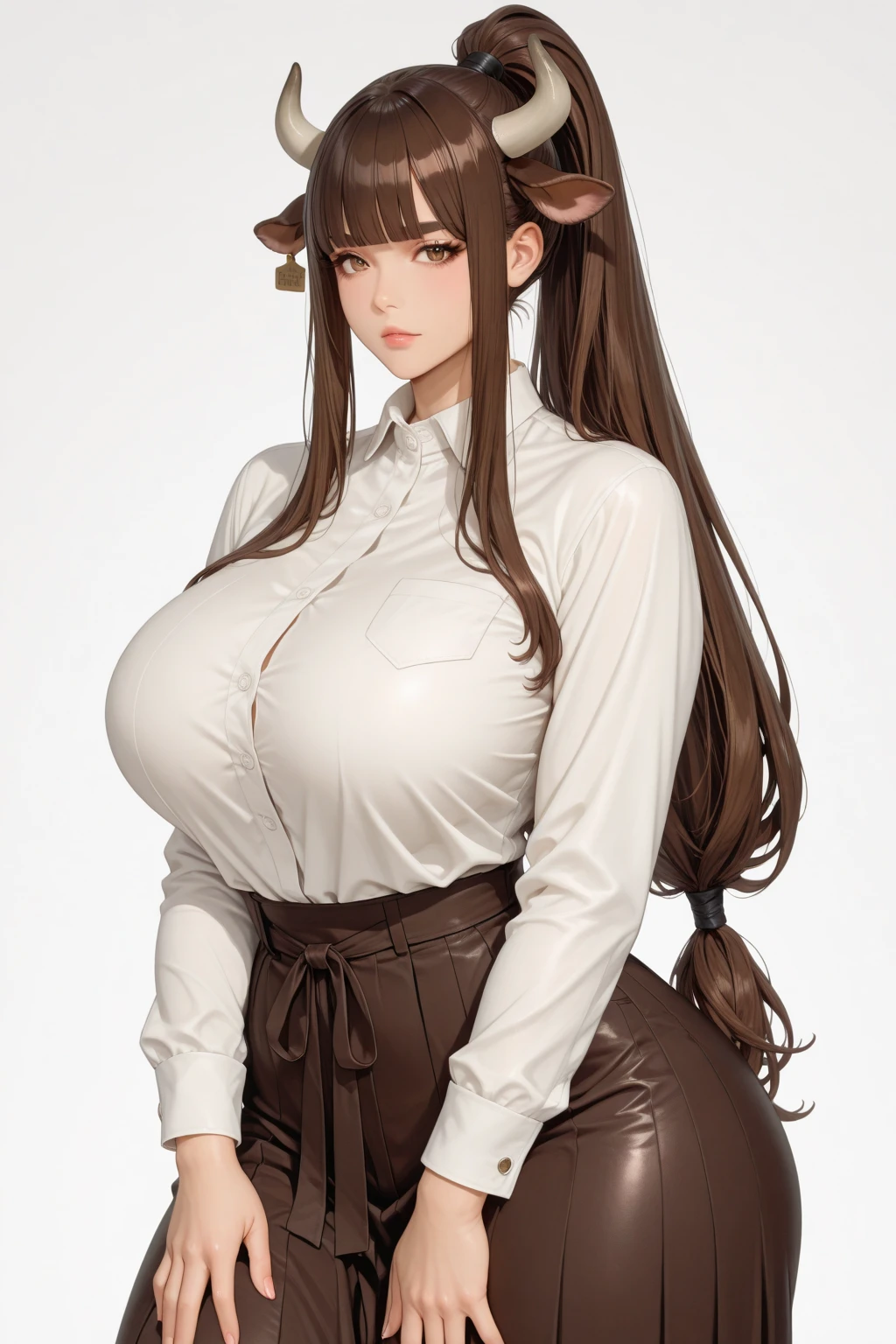 Asuna Yuuki,(masterpiece:1.2, best quality), realistic, (real picture, intricate details, depth of field), (1girl, solo), make up, parted lips, highly-detailed, perfect face,
(huge breasts:1.4), (skindentation), thick thighs, wide hips, small waist, tall, glossy coral lips,
orange hairs, brown casual outfit, small garden,