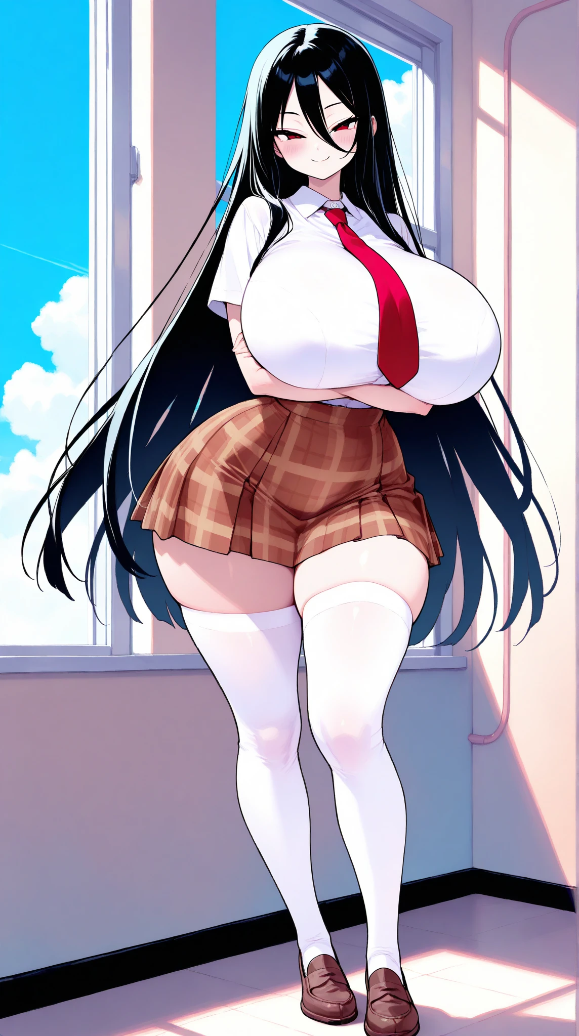 ((bestquality))、(Unparalleled Masterpiece)、(Ultra High definition)、high school girls、huge breasts、untied long black hair、Long Black Hair、Twisted eyes、long lashes、Cute big breasts with good style、underwear、big boobies、thights、Anime Style、Big accentuated、Naughty Anime Style、Naughty thighs、Naughty thighs、Smooth Anime CG Art、hyperrealistic schoolgirl、seductive anime girl、Realistic schoolgirl、Smooth Anime CG Art、Anime girl、Beautiful anime schoolgirl、beautiful anime girl、Beautiful charming anime teenage girl、Naughty anime style、photorealistic anime girl render