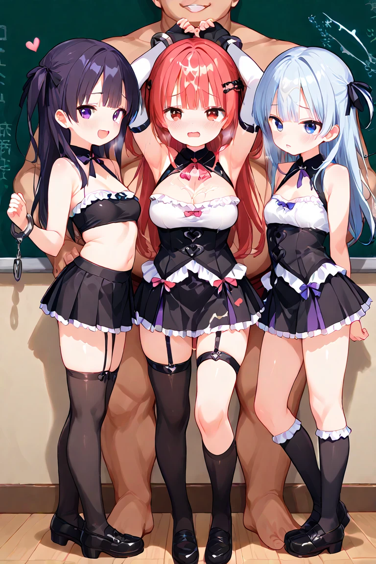 （Highest quality）pantiesをはいている女の子、５people々is lined up、underwear、panties、Hips５people々is lined up、pantiesをはいた女の子５people々is lined up、In underwear、みんなpantiesを履いている、ピンク色のunderwear＿Black lace decoration、She&#39;s sticking her ass out here、Fullback panties、全員underwear姿