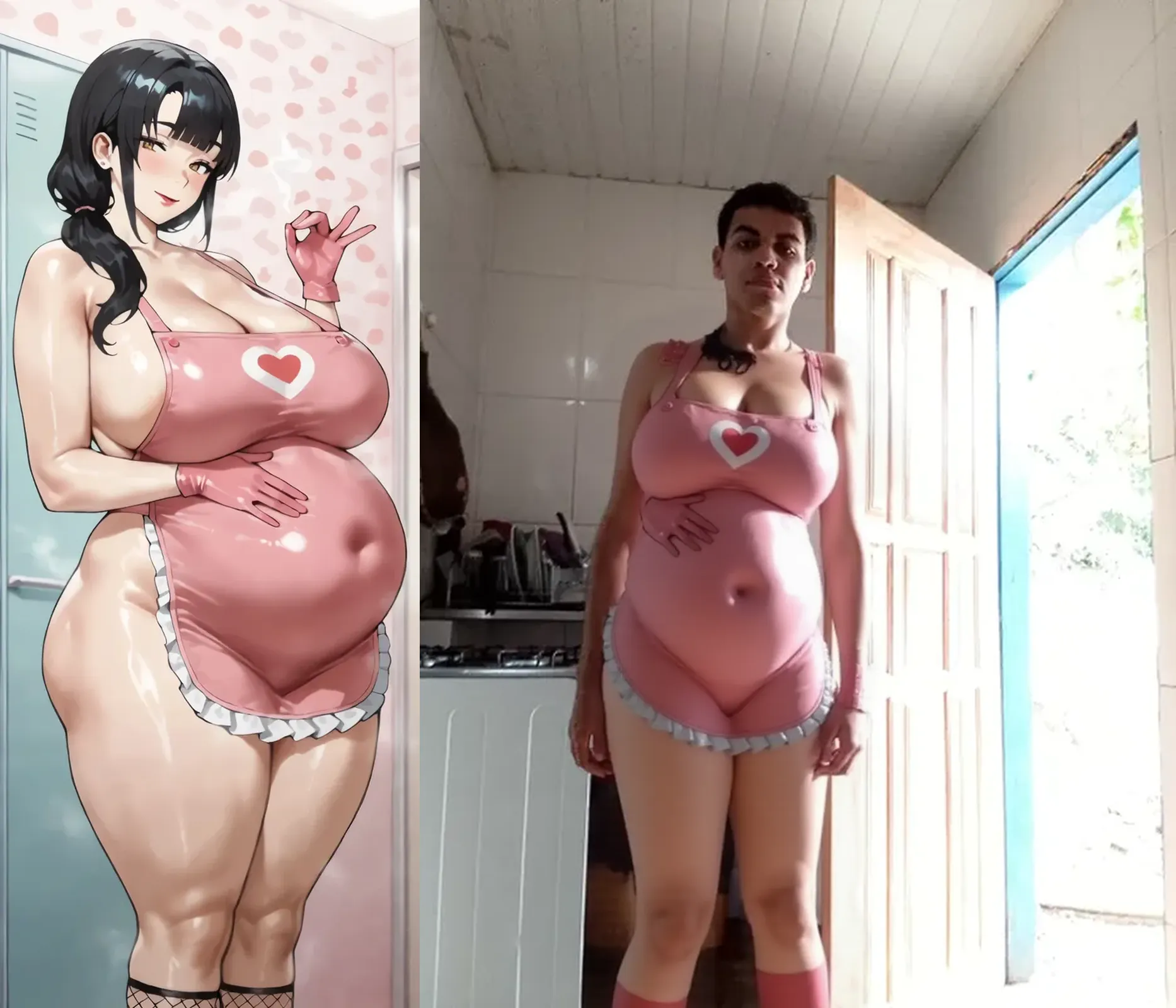 Hair Bow, black hair,Big Baby Bump pregnant, Purple bikini, Big boobs, nipple, cum, Big Black Balloons,16 years girl, Big pregnant Belly, Big Pregnant girl, Largest Belly of Pregnant, Huge Pregnancy, background hotel room,Huge 9 months Pregnancy Belly, purple eyes
