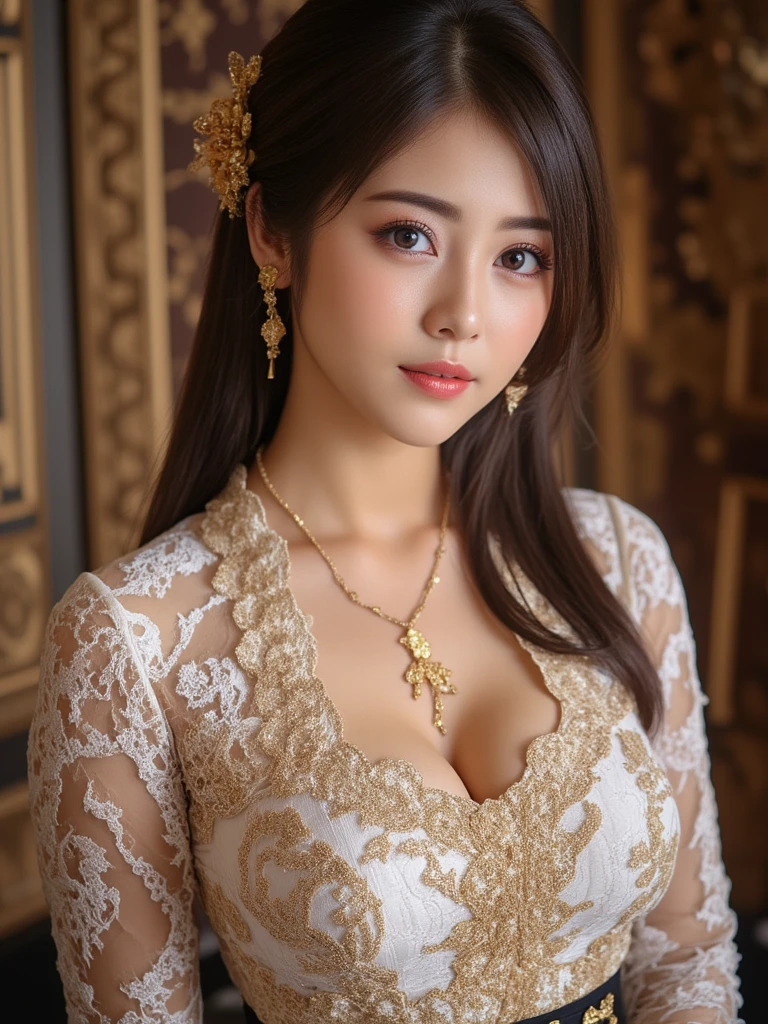bikini	 breasts out perfect female body huge breasts beautiful girl wearing a chinese cheongsam dress, hyper realistic, highly detailed portrait, beautiful detailed eyes, beautiful detailed lips, extremely detailed face, long eyelashes, round face, Ye Wen, 23 years old, delicate makeup, gold tiara, pearl necklace, jade hairpin, cinematic lighting, dramatic shadows, intricate patterns, luxurious fabric, rich color palette, (best quality,4k,8k,highres,masterpiece:1.2),ultra-detailed,(realistic,photorealistic,photo-realistic:1.37)