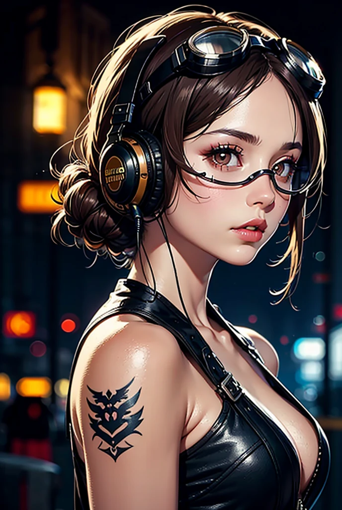 (masterpiece:1.2,Highest quality,Ultra-high resolution,Super detailed),(Best illustrations),8k,wallpaper,(Written boundary depth),(Sophisticated lighting:1.2),BREAK(1 female),(turkish woman:1.6),(Wearing a scarf on her head:1.6),(front:1.6),(The background is a colorful and beautiful arabesque pattern.) full body, full length ,Electronic Systems On-Head Humanoids |Cyborg Woman| With a detailed brain that you can see| With a delicate heart that can be seen| Muscle Detail Wire | Realistic Skin| Biopunk| Cybernetics | Cyberpunk | Canon M50| 100mm| Sharp Focus | Gently| Hyperrealism | Very detailed| Intricate Details | Vascular Expression | Telegraph, (( full body)), (( full-length))